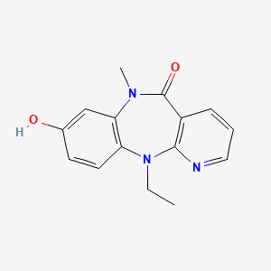 N11-Ethyl-8-hydroxy-N6-methyl-6,11-dihydro-5H-pyrido(2,3-b)(1,5)benzodiazepin-5-one