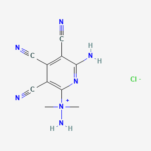 Hydrazinium, (2-amino-3,4,5-tricyano-6-pyridinyl)dimethyl-, chloride