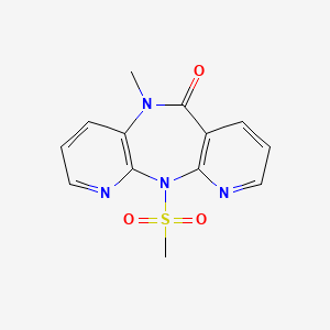 9-methyl-2-methylsulfonyl-2,4,9,15-tetrazatricyclo[9.4.0.03,8]pentadeca-1(11),3(8),4,6,12,14-hexaen-10-one