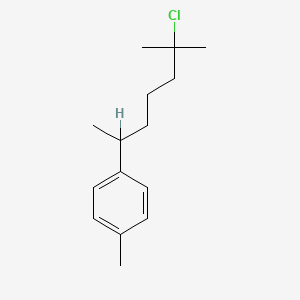 1-(6-Chloro-6-methylheptan-2-yl)-4-methylbenzene