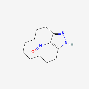 14-Nitroso-12,13-diazabicyclo(9.2.1)tetradeca-1(14),11-diene