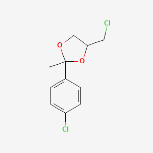 4-(Chloromethyl)-2-(4-chlorophenyl)-2-methyl-1,3-dioxolane