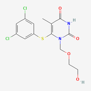 6-((3,5-Dichlorophenyl)thio)-1-((2-hydroxyethoxy)methyl)thymine