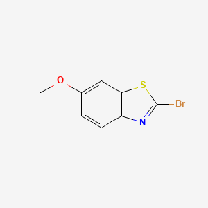 molecular formula C8H6BrNOS B1280375 2-溴-6-甲氧基苯并噻唑 CAS No. 2941-58-4