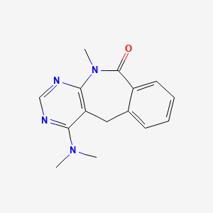 4-(Dimethylamino)-11-methyl-5,11-dihydro-10H-pyrimido(4,5-c)(2)benzazepin-10-one