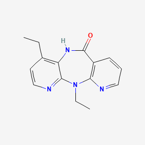 2,7-diethyl-2,4,9,15-tetrazatricyclo[9.4.0.03,8]pentadeca-1(11),3,5,7,12,14-hexaen-10-one