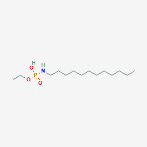 molecular formula C14H32NO3P B12803851 Ethyl laurylphosphoramidate CAS No. 7408-27-7