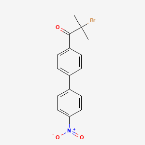 2-Bromo-2-methyl-1-(4'-nitrobiphenyl-4-yl)propan-1-one