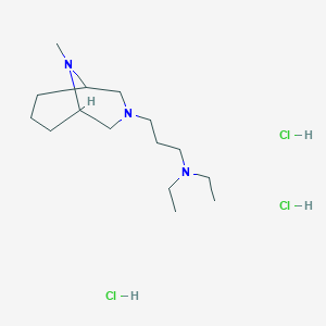B012804 3,9-Diazabicyclo(3.3.1)nonane, 3-(3-(diethylamino)propyl)-9-methyl-, trihydrochloride CAS No. 101607-37-8