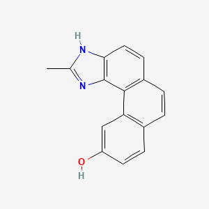 2-Methyl-3H-phenanthro-(3,4-d)imidazol-10-ol