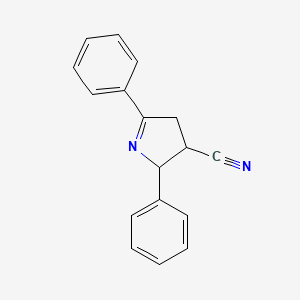 2,5-Diphenyl-3,4-dihydro-2H-pyrrole-3-carbonitrile