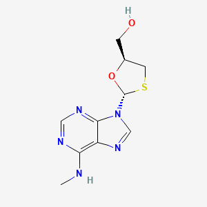 (2R,5R)-N6-Methyl-9-(2-(hydroxymethyl)-1,3-oxathiolan-5-yl)adenine