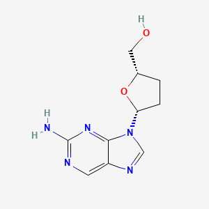 2-Amino-9-(beta-D-2,3-dideoxyribofuranosyl)purine