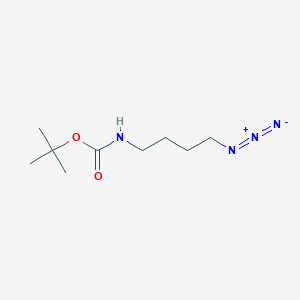 molecular formula C9H18N4O2 B1280418 Tert-butyl N-(4-azidobutyl)carbamate CAS No. 129392-85-4