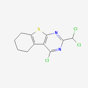 4-Chloro-2-(dichloromethyl)-5,6,7,8-tetrahydro-[1]benzothiolo[2,3-d]pyrimidine