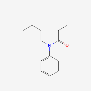 N-(3-methylbutyl)-N-phenylbutanamide