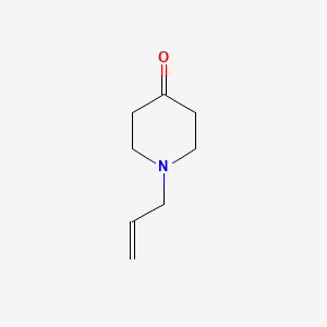 molecular formula C8H13NO B1280433 1-烯丙基四氢-4(1H)-吡啶酮 CAS No. 20785-46-0