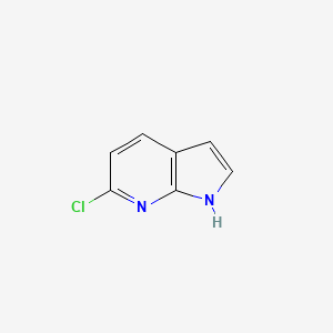 molecular formula C7H5ClN2 B1280434 6-Chloro-1H-pyrrolo[2,3-B]pyridine CAS No. 55052-27-2