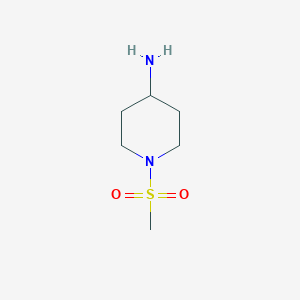 molecular formula C6H14N2O2S B1280446 1-(甲磺酰基)哌啶-4-胺 CAS No. 402927-97-3