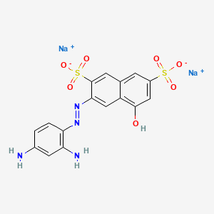 2,7-Naphthalenedisulfonic acid, 3-((2,4-diaminophenyl)azo)-5-hydroxy-, disodium salt