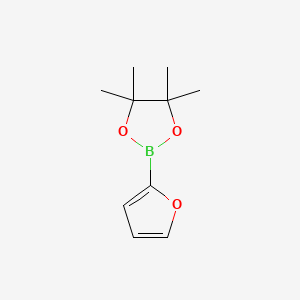 molecular formula C10H15BO3 B1280448 2-(2-Furanyl)-4,4,5,5-tetramethyl-1,3,2-dioxaborolane CAS No. 374790-93-9