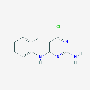 6-chloro-4-N-(2-methylphenyl)pyrimidine-2,4-diamine