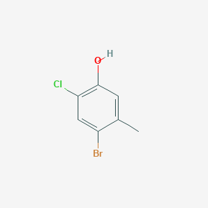 B1280479 Phenol, 4-bromo-2-chloro-5-methyl- CAS No. 319473-24-0
