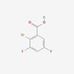 molecular formula C7H3BrF2O2 B1280481 2-溴-3,5-二氟苯甲酸 CAS No. 651027-01-9