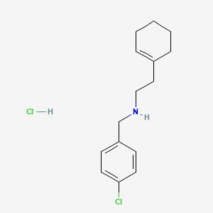 molecular formula C15H21Cl2N B1280494 N-(4-Chlorobenzyl)-2-(1-cyclohexen-1-YL)-1-ethanamine hydrochloride CAS No. 1048640-65-8