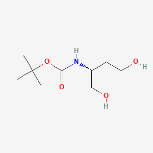molecular formula C9H19NO4 B1280499 (R)-(+)-2-(Boc-Amino)-1,4-butanediol CAS No. 397246-14-9