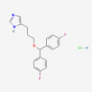 molecular formula C19H19ClF2N2O B1280504 3-(1H-Imidazol-4-yl)propyl di(p-fluorophenyl)methyl ether hydrochloride 