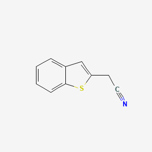 molecular formula C10H7NS B1280512 Benzo[b]thiophene-2-acetonitrile CAS No. 75444-80-3
