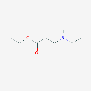 molecular formula C8H17NO2 B1280517 Ethyl 3-(isopropylamino)propanoate CAS No. 16217-22-4