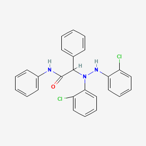 2-(1,2-Bis(2-chlorophenyl)hydrazino)-N,2-diphenylacetamide