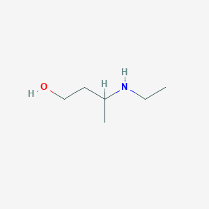 molecular formula C6H15NO B1280518 3-(Ethylamino)butan-1-ol CAS No. 76888-68-1