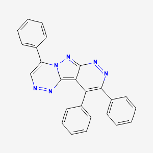 6,12,13-triphenyl-3,4,7,8,10,11-hexazatricyclo[7.4.0.02,7]trideca-1,3,5,8,10,12-hexaene