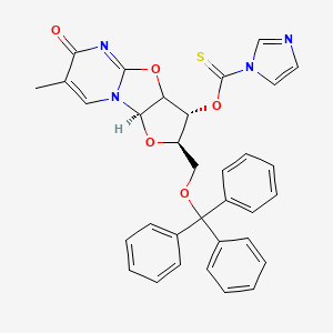 Anhydro-trityl-imidazoyl-thiocarbonyl-T