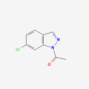 molecular formula C9H7ClN2O B1280523 1-乙酰基-6-氯-1H-吲唑 CAS No. 708-40-7