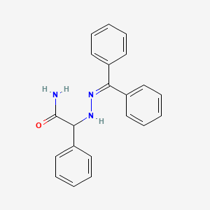 2-(2-(Diphenylmethylene)hydrazino)-2-phenylacetamide