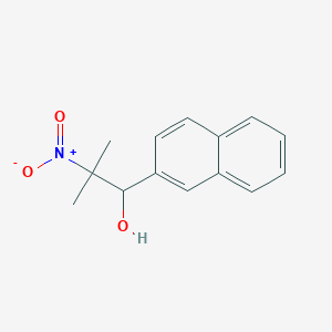 molecular formula C14H15NO3 B1280525 2-甲基-1-(萘-2-基)-2-硝基丙醇 CAS No. 77740-81-9