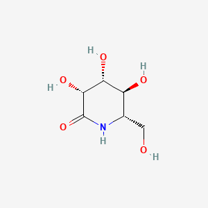 molecular formula C6H11NO5 B12805272 L-Mannonic-1,5-lactam CAS No. 156857-10-2