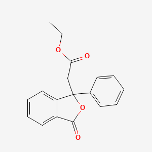 Ethyl (3-oxo-1-phenyl-1,3-dihydro-2-benzofuran-1-yl)acetate