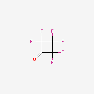 molecular formula C4F6O B12805334 Hexafluorocyclobutanone CAS No. 699-35-4