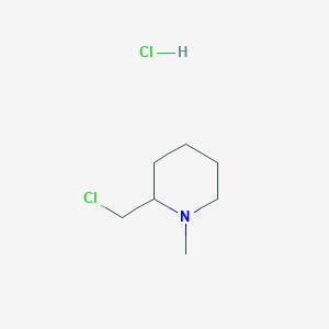 molecular formula C7H15Cl2N B1280536 2-(Chloromethyl)-1-methylpiperidine hydrochloride CAS No. 27483-92-7