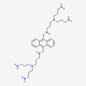 9,10-Anthracenedimethanamine, N,N'-bis[3-[bis(3-aminopropyl)amino]propyl]-