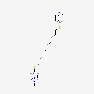 molecular formula C22H34N2S2+2 B12805434 UTH-31 cation CAS No. 47510-96-3