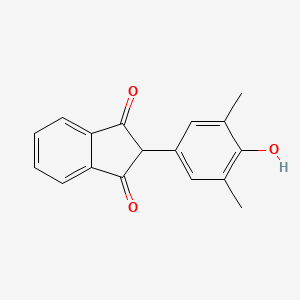 2-(4-Hydroxy-3,5-dimethylphenyl)-1H-indene-1,3(2H)-dione