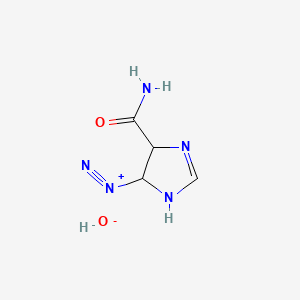 4-Carbamoyl-4,5-dihydro-1H-imidazole-5-diazonium hydroxide