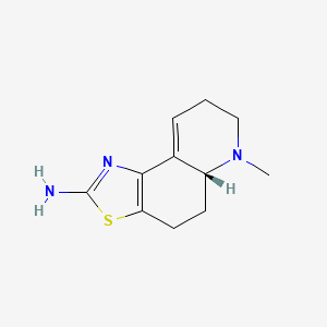 (R)-4,5,5a,6,7,8-Hexahydro-6-methylthiazolo(4,5-f)quinolin-2-amine