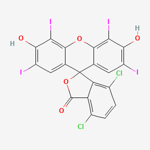 molecular formula C20H6Cl2I4O5 B12805594 Solvent Red 47 CAS No. 6859-68-3